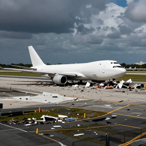 Avión de carga de Amazon se estrella cerca del aeropuerto de Miami dejando al menos 5 fallecidos