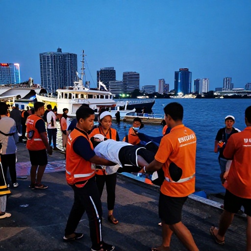 Indonesia: Un muerto y 102 rescatados tras hundimiento del ferry Virgo Transport 8