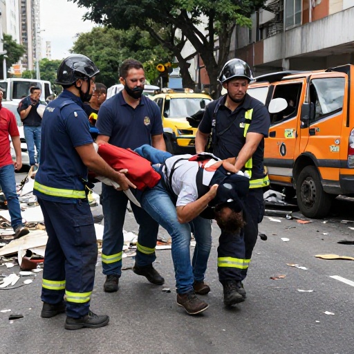 Colapso de edificio en construcción deja 2 muertos en São Paulo