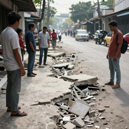 Terremoto 7.7 sacude Indonesia: dos muertos y alertas de tsunamis