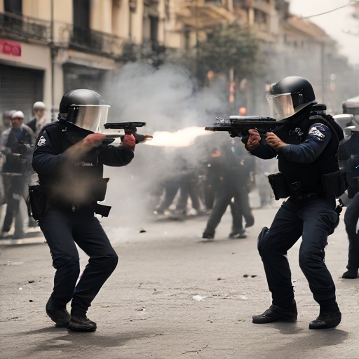 ¡Grozo dispara contra manifestantes! Los tilda de 'violentistas'