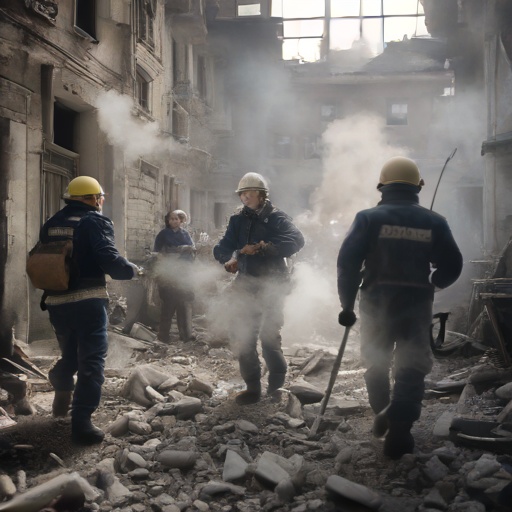Ataque ruso deja al menos 16 muertos en Kiev, donde el bombardeo dañó un hospital pediátrico