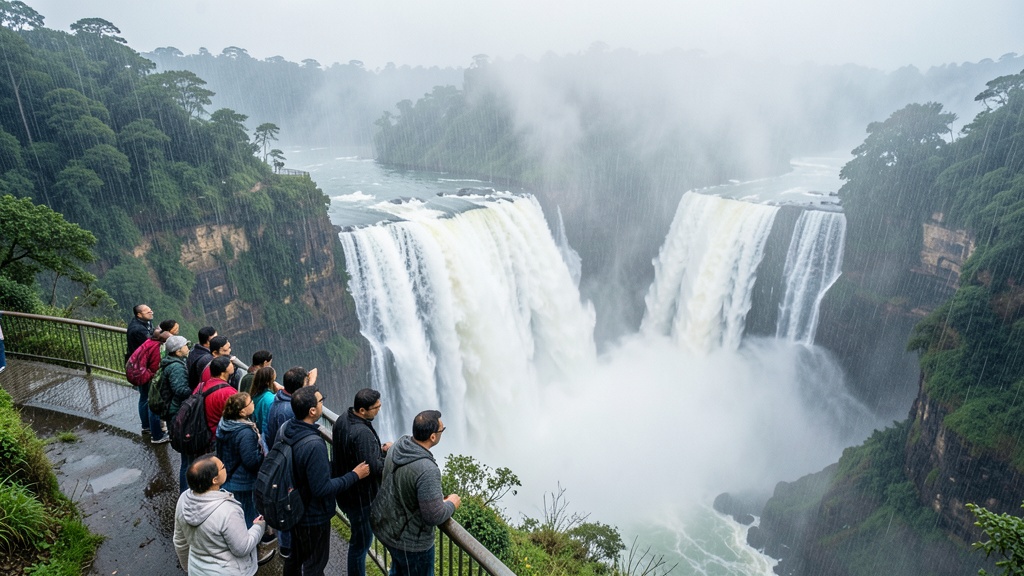 Cierran cataratas del Iguazú en Argentina ante crecidas del río por El Niño