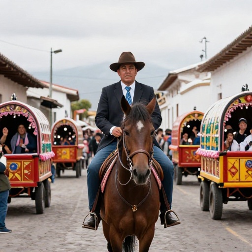 Alcaldesa de Arequipa usa transporte como caballo electoral en Carros Lonccos