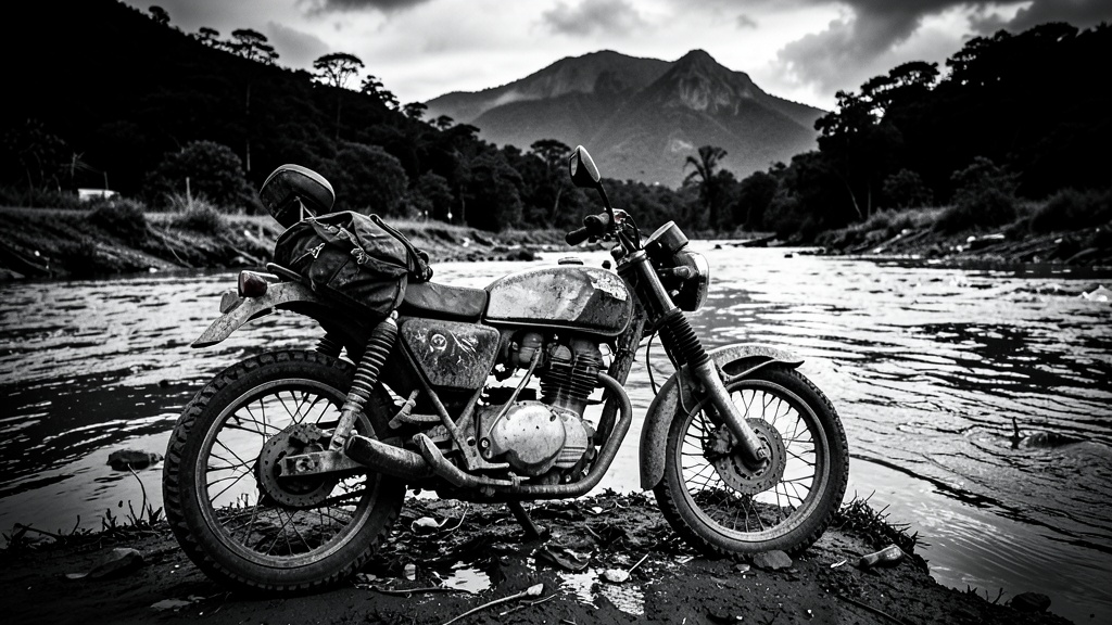 Hallan motocicleta del joven asesado a orillas del río Huallaga en Cayhuayna, pista clave