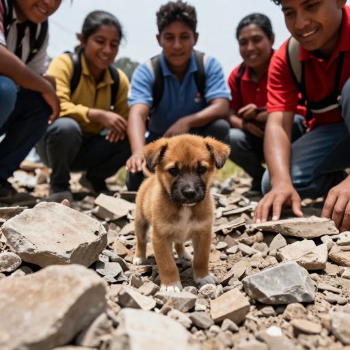 ¡VICTORIA HUMANA! Perrito Antonio sobrevive a escombros y se convierte en símbolo de esperanza tras