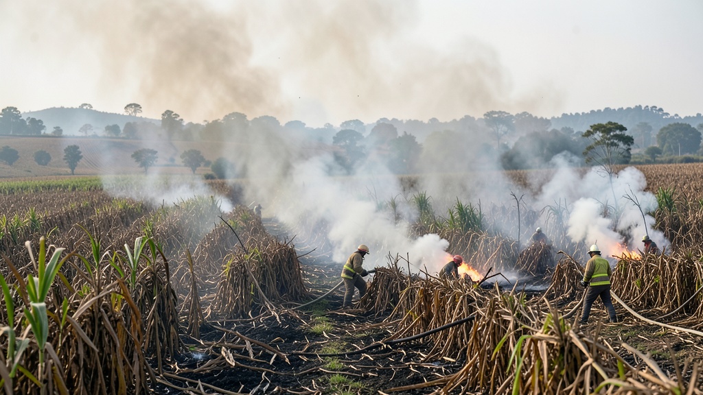 Siete regiones peruanas bajo alerta por 10 incendios forestales activos