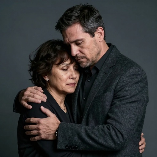 Carlos Alcántara se despide con dolor de su madre Isabel Vilar