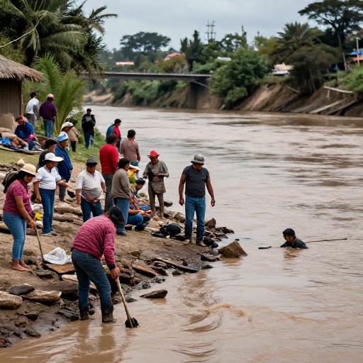 Derrame de diésel en Chinchao contamina río Huallaga; dos detenidos