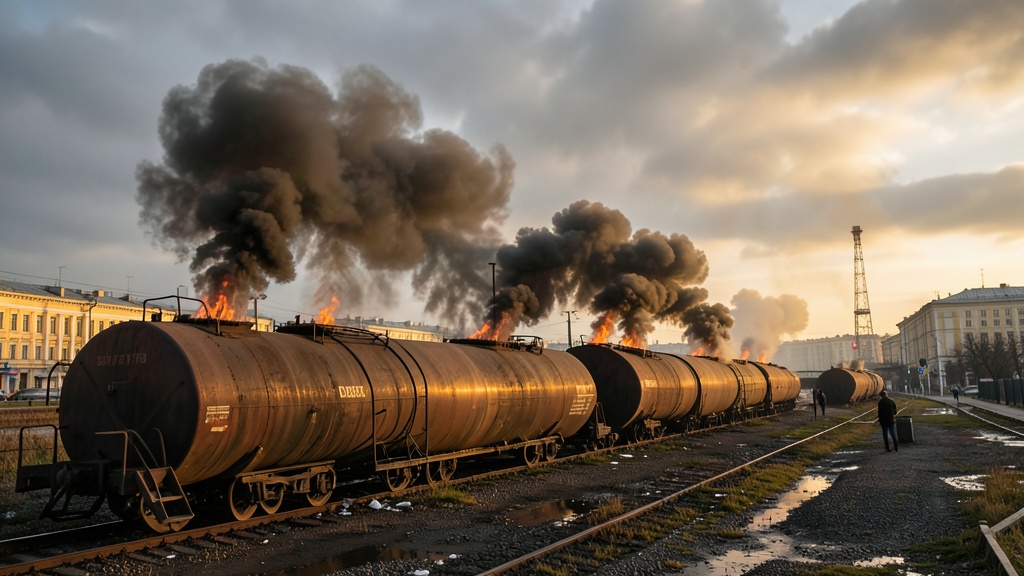 Ataque con drones ucraniano deja un muerto e incendiarios en dos instalaciones petroleras de San Petersburgo