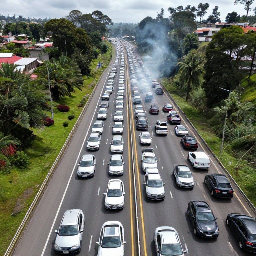 Choque múltiple en la Panamericana Norte deja un fallecido y congestión vehicular
