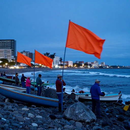 Senamhi emite alerta naranja por vientos fuertes en la costa peruana