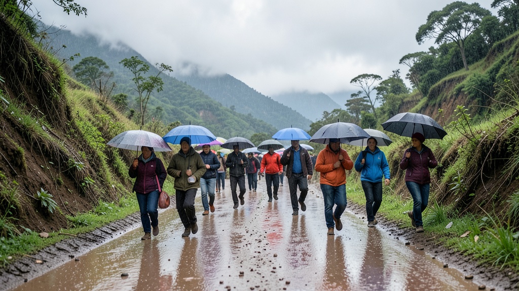 Senamhi emite alerta por lluvias intensas en regiones del norte peruano